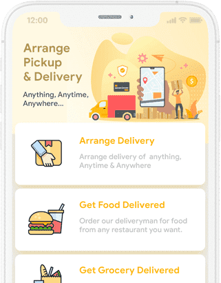 Courierone - Logistic app with a feature of Peer to peer courier delivery at opus labworks
